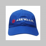 Airwalk royal (kráľovsky) modrá šiltovka s vyšívaným logom so zapínaním na suchý zips, univerzálna veľkosť, materiál 100%bavlna